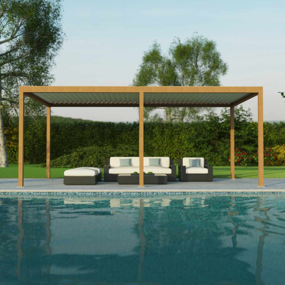 pergola bioclimatique autoportée