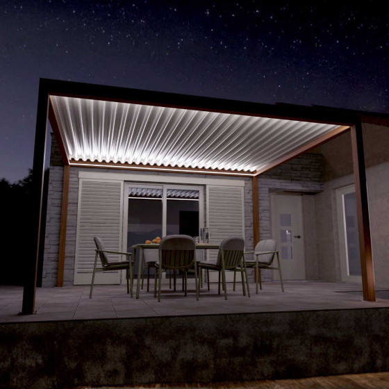 pergola autoportée bioclimatique
