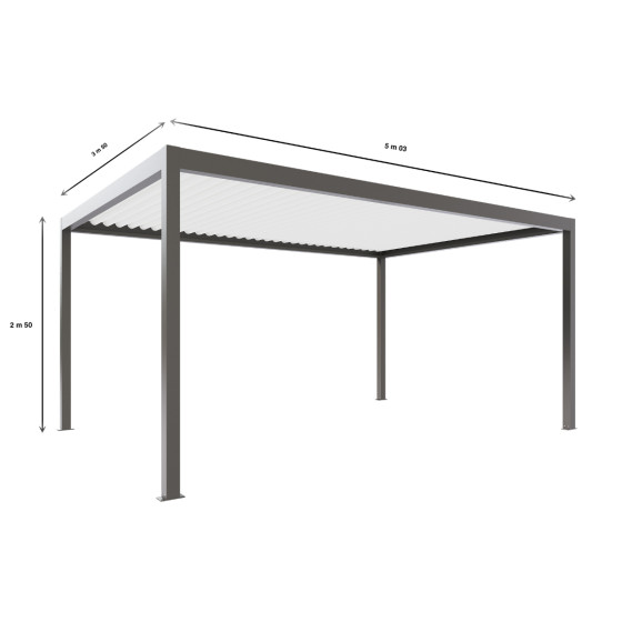 pergola bioclimatique aluminium