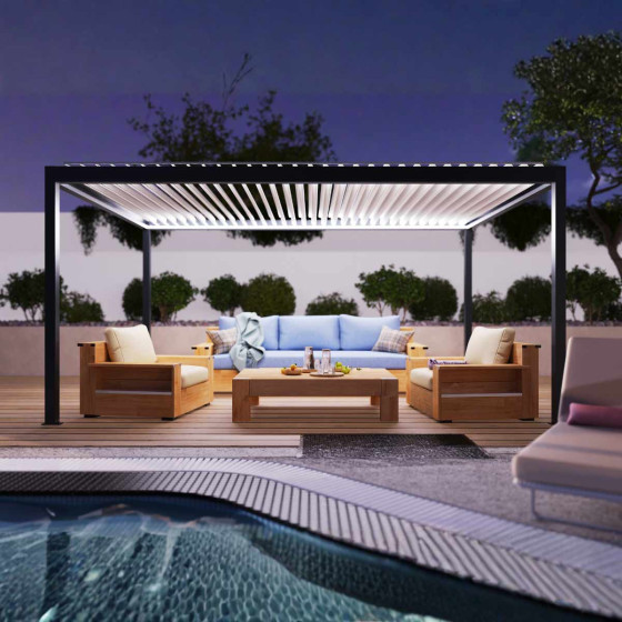 pergola bioclimatique autoportée