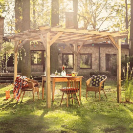 pergola autoportante en bois