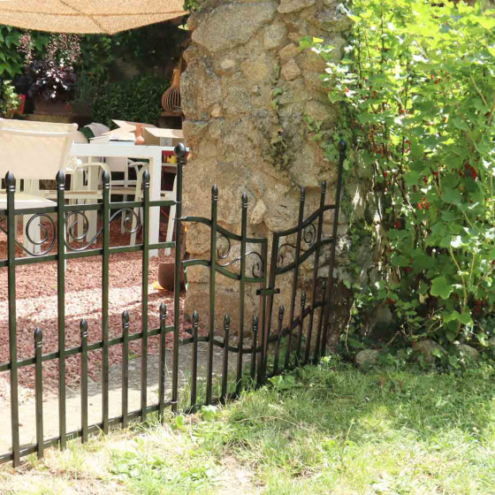 cloture de jardin avec portillon