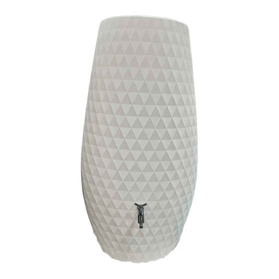 recuperateur d eau design 230 L blanc artic