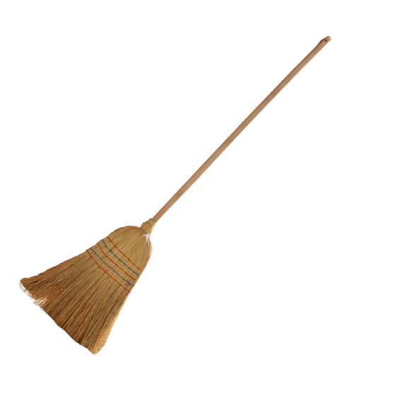 Balai de paille de riz avec manche