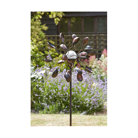 éolienne décorative de jardin en métal