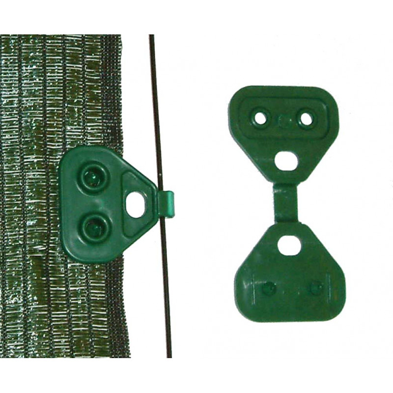 KZQ 30PCS Clip de Tissu d'ombrage de Fixation pour Brise Vue Clip spécial  avec œillet