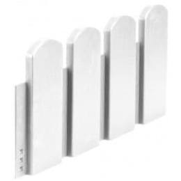Bordurette de jardin ornementale blanc H 20 cm
