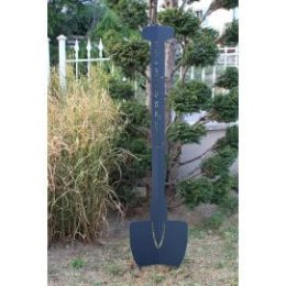 Pelle à planter en acier gris anthracite