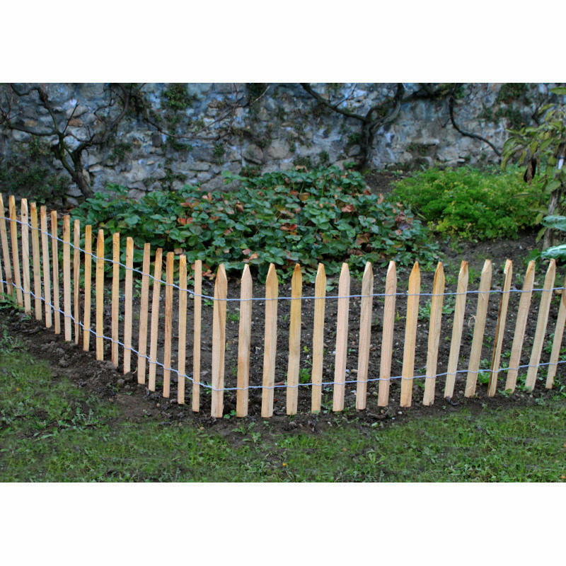 Kit de clôture potager en bois 10 m pour protéger votre jardin