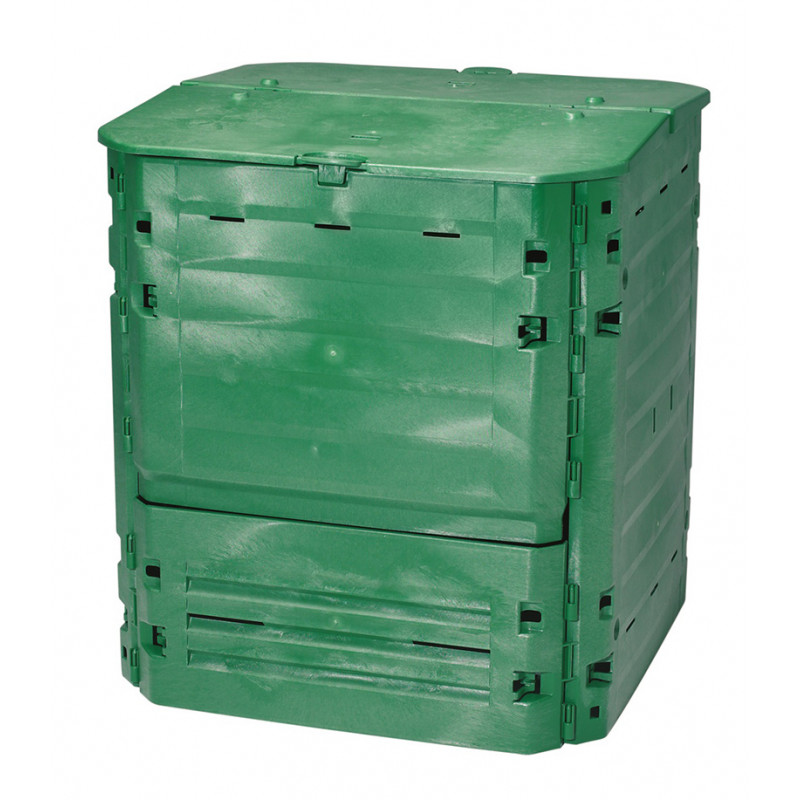 Composteur en plastique 400 L vert - Jardin et Saisons