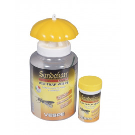 Piège à guêpes et frelons naturel avec un appât