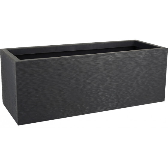 Jardinière gris anthracite 80 x 30 x 29 cm  57 litres