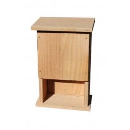 nichoir chauve souris en bois naturel