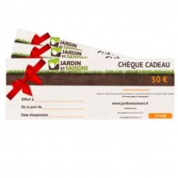 CHEQUE CADEAU 30 € Jardin et Saisons