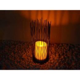 Bougie solaire extérieur à LED 35 cm