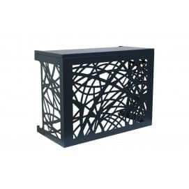Cache clim extérieur en aluminium gris anthracite