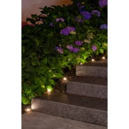 Adoptez le projecteur solaire LED à piquer Jardin et Saisons