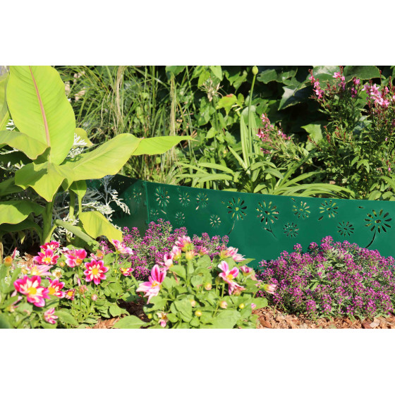 Belle bordure jardin plastique vert