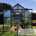 serre en verre et aluminium