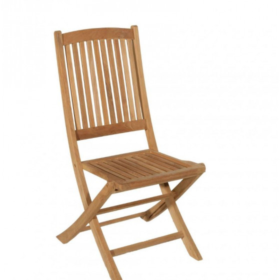 Table en teck extensible ovale et 8 chaises de jardin en teck