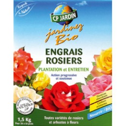 Engrais rosier et arbuste à fleurs 1,5 kg