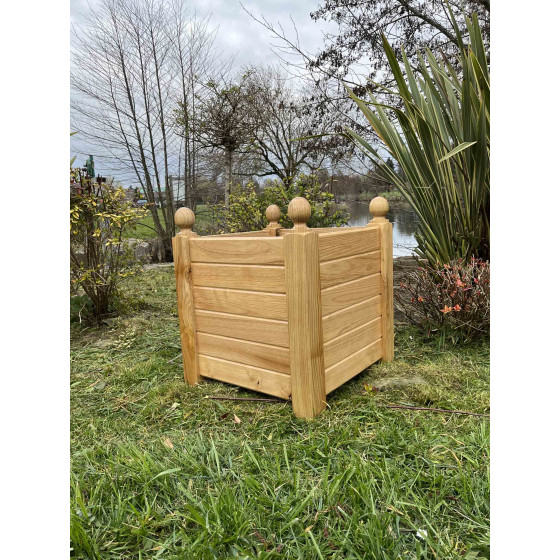 Bac a jardin potager en châtaignier