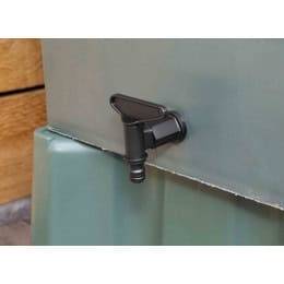 2 Robinets De Cuve Plastique 3/4 - Robinet Citerne D'Eau Pour Jardin Maison Industrie - Noir