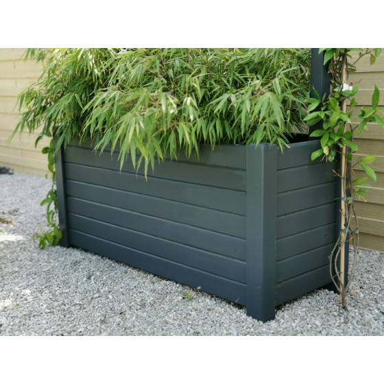 jardiniere chataignier gris anthracite