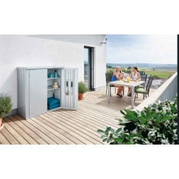 Armoire de terrasse ROMEO Biohort avec rangements intégrés