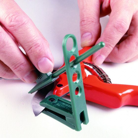 Aiguiseur De Cisailles De Jardin Universel - Affûteur D'outils Rapide Et Antidérapant - Pour Ciseaux, Couteaux, Haches - Taille 12,5 Cm
