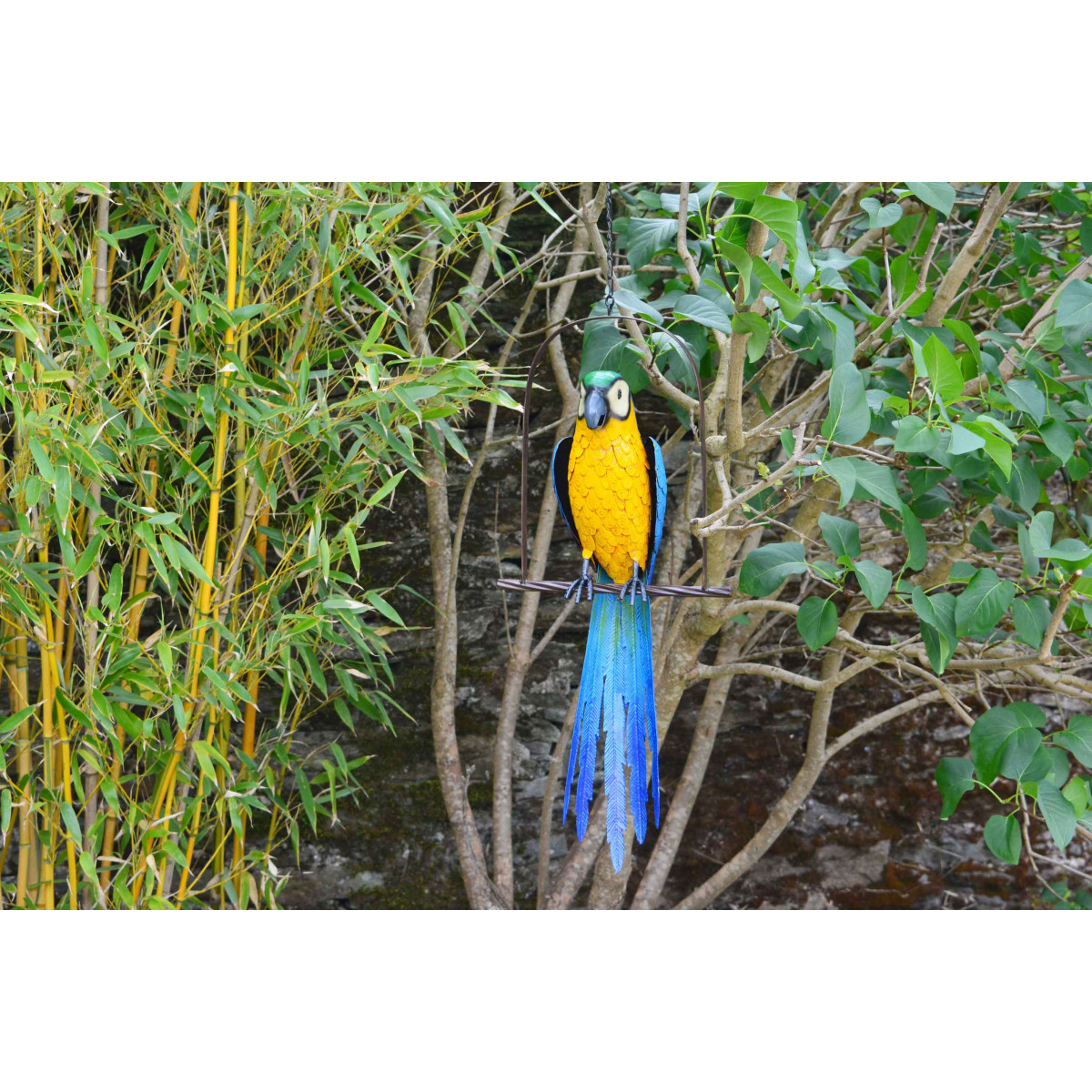 Perroquet décoratif à suspendre - Jardin et Saisons