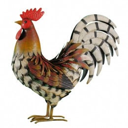 coq en métal décoration