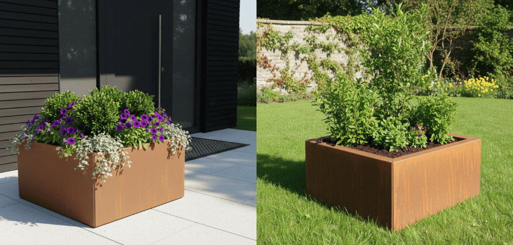 bac acier corten
