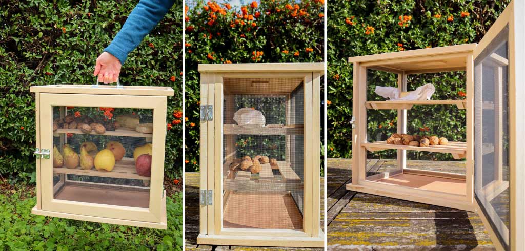 garde manger legumier en bois