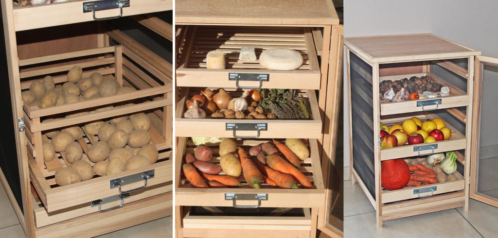 meuble garde manger en bois
